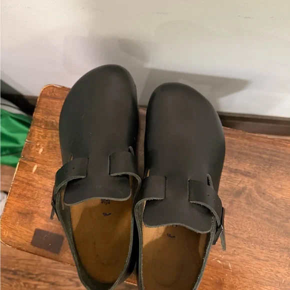 Birkenstock Boston Black Leather Clogs, size 39 - Picture 6 of 6